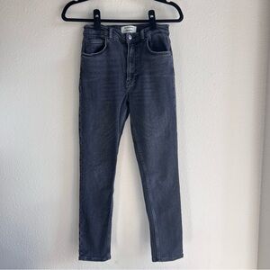 reformation • avalon faded black skinny jeans • size 26